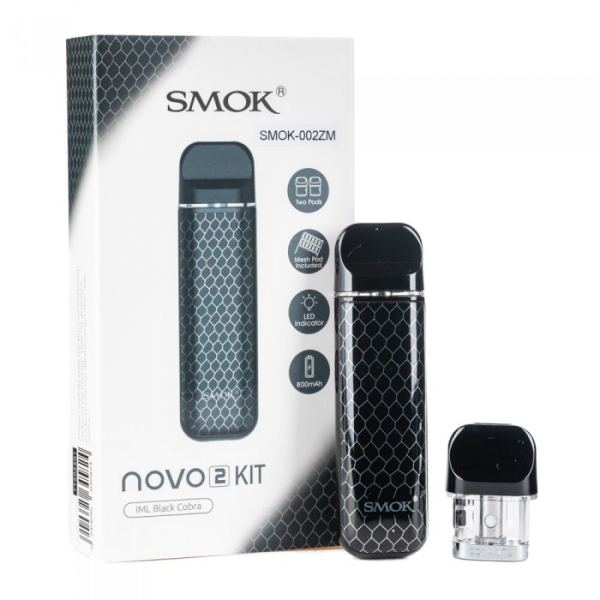POD-система SMOK Novo 2 Pod 800 mAh Black Carbon в Калининграде