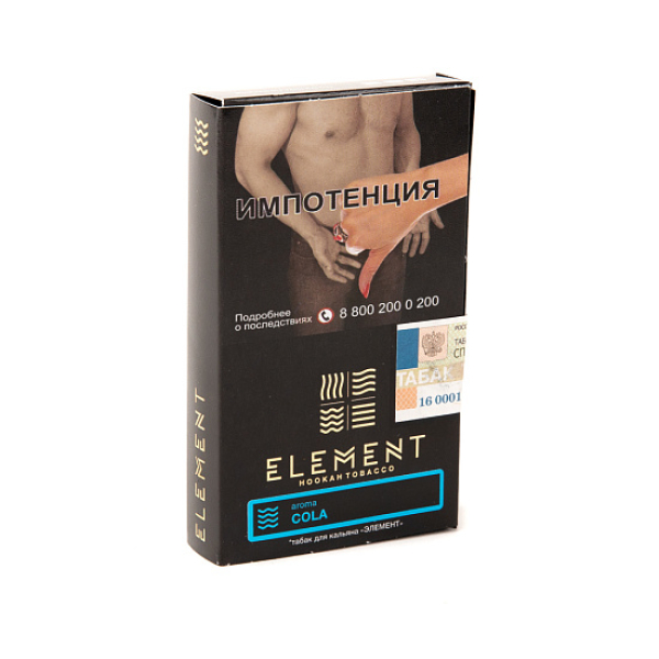 Табак ELEMENT ВОДА COLA 25 гр в Калининграде