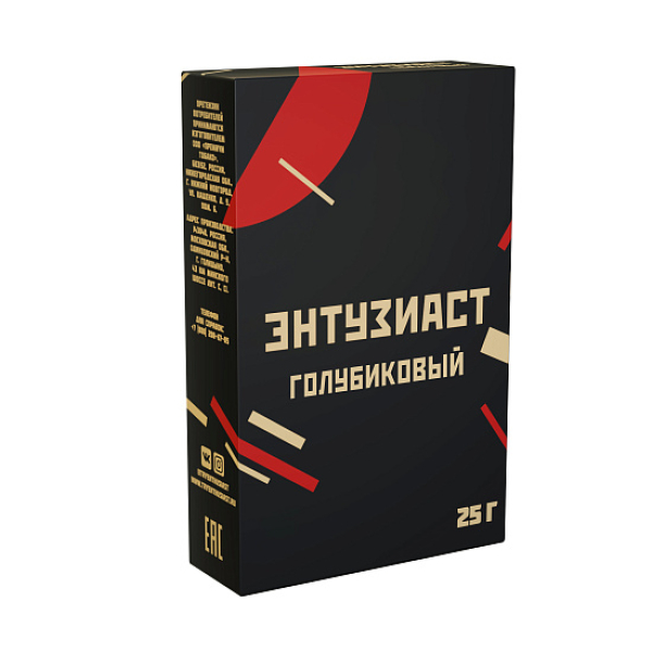 Табак ЭНТУЗИАСТ ГОЛУБИКОВЫЙ 25 гр в Калининграде