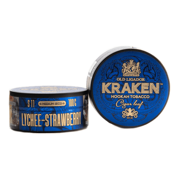 Табак Kraken Medium Seco Lychee strawberry (Личи и клубника) 100 гр в Калининграде