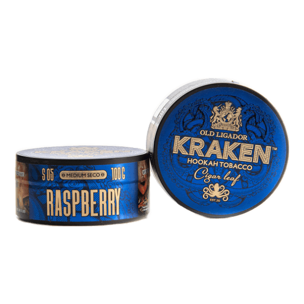 Табак Kraken Medium Seco Raspberry (Малина) 100 гр в Калининграде