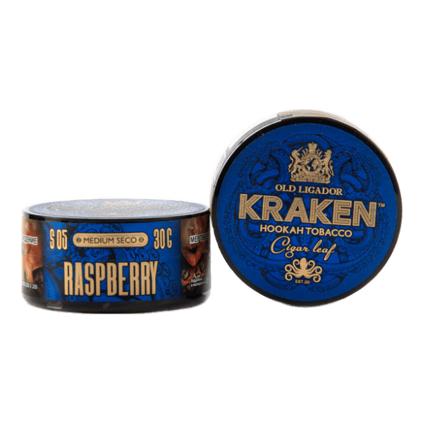 Табак Kraken Medium Seco Raspberry (Малина) 30 гр в Калининграде