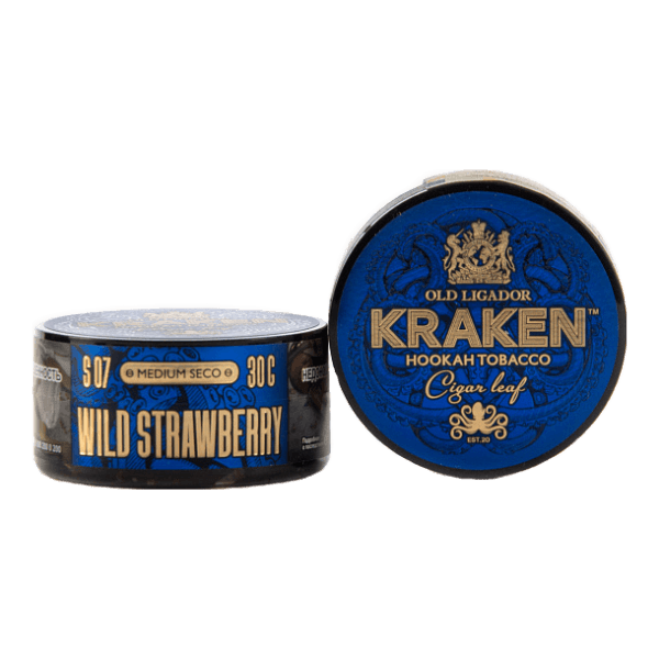 Табак Kraken Medium Seco wild strawberry (Земляника) 30 гр в Калининграде