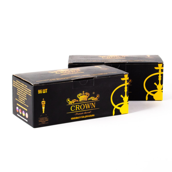 Уголь Crown Кокосовый 96 Шт (22 Мм) в Калининграде