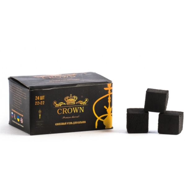 Уголь Crown Кокосовый 24 Шт (22 Мм) в Калининграде