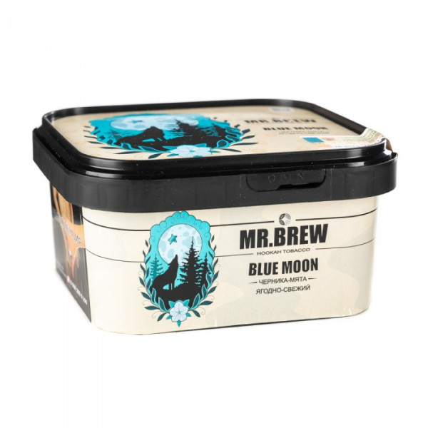 Табак Mr Brew Blue Moon (Черника с мятой) 200 гр в Калининграде