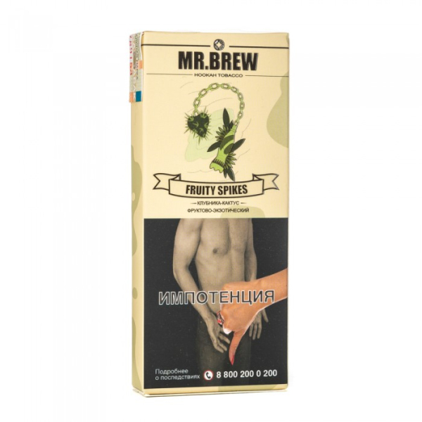 Табак Mr Brew Fruity Spikes (Клубничный сок с кактусом и фейхоа) 40 гр в Калининграде