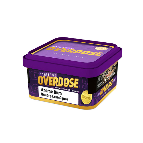 Табак OVERDOSE Aroma Rum 200 гр в Калининграде
