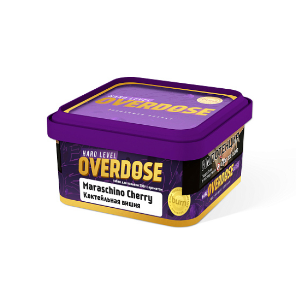 Табак OVERDOSE Maraschino Cherry (коктейльная вишня) 200 гр в Калининграде