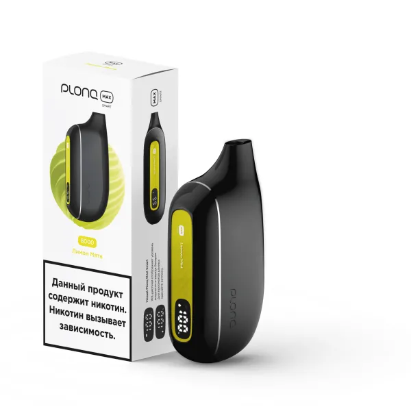 Plonq Max Smart Лимон Мята (8000 Затяжек) 20 Мг в Калининграде