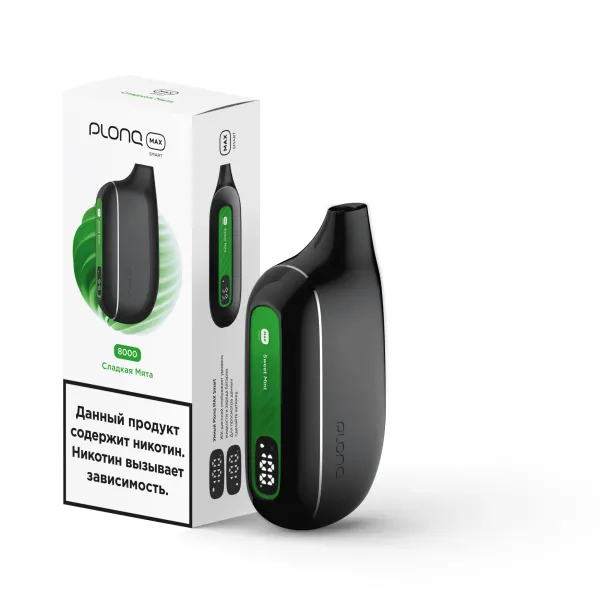 Plonq Max Smart Сладкая Мята (8000 Затяжек) 20 Мг в Калининграде