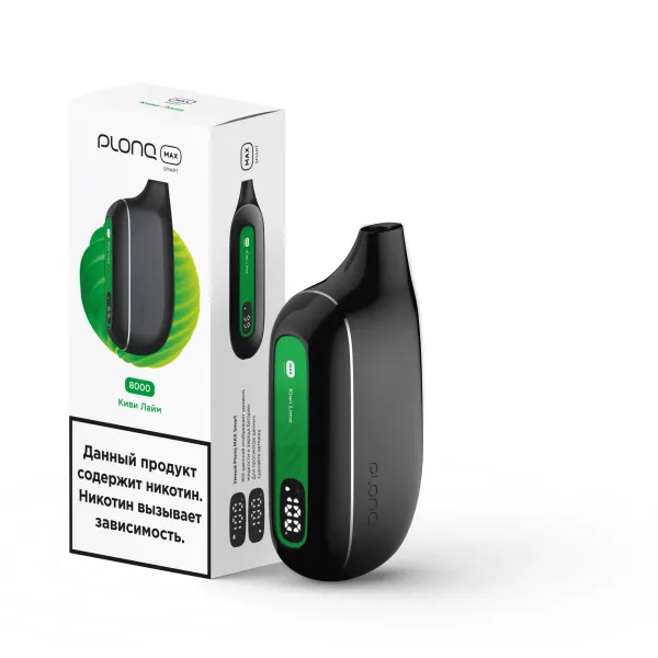 Plonq Max Smart Киви Лайм (8000 Затяжек) 20 Мг в Калининграде