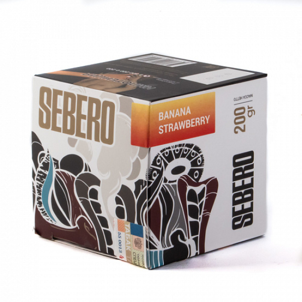Табак SEBERO BANANA STRAWBERRY 200 грамм в Калининграде