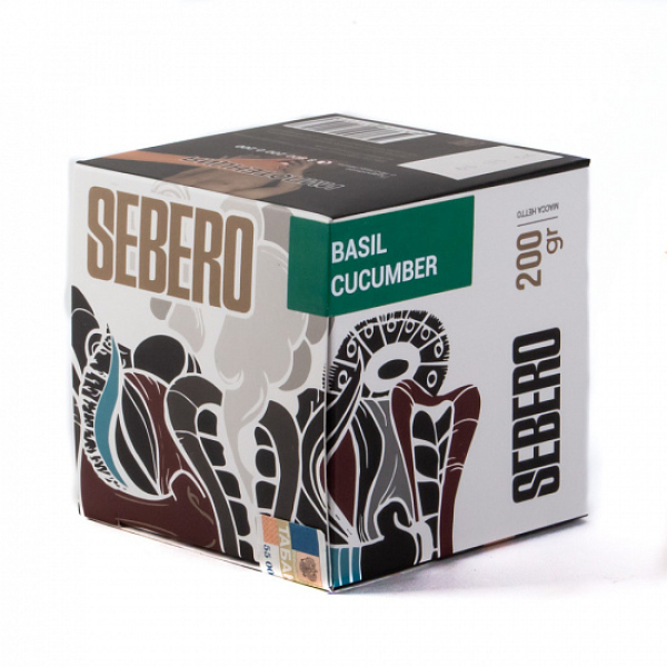 Табак SEBERO BASIL CUCUMBER 200 грамм в Калининграде