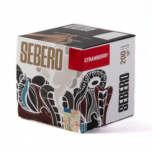 Табак SEBERO STRAWBERRY 200 грамм в Калининграде