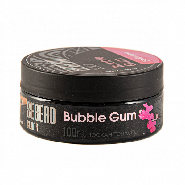 Табак SEBERO BLACK BUBBLE GUM 100 гр в Калининграде