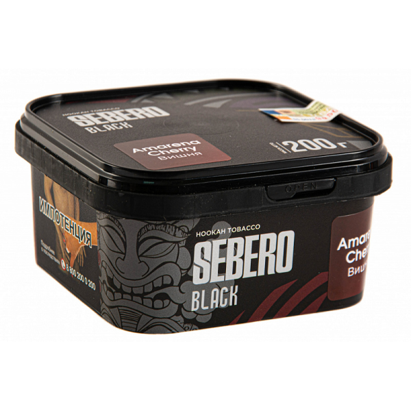 Табак SEBERO BLACK AMARENA CHERRY 200 гр в Калининграде