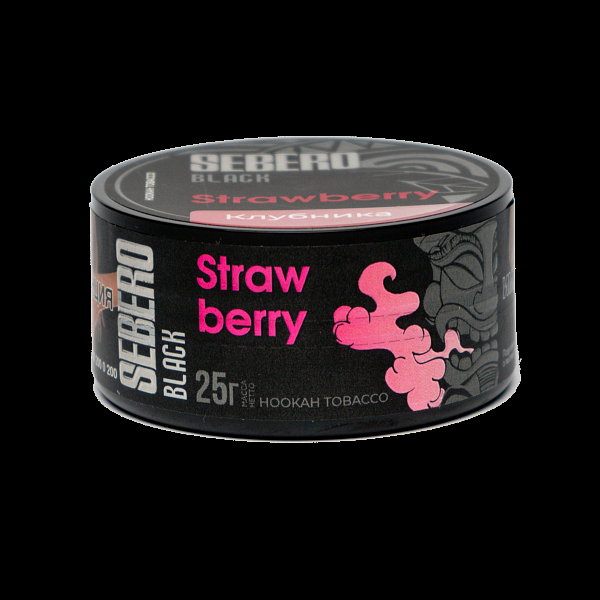 Табак SEBERO BLACK STRAWBERRY 25 гр в Калининграде