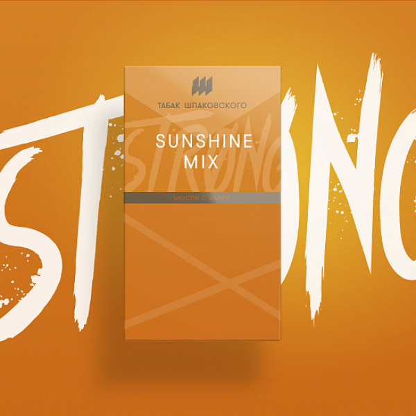 Табак Шпаковского Strong Sunshine MIx (Мюсли Манго) 40 гр в Калининграде
