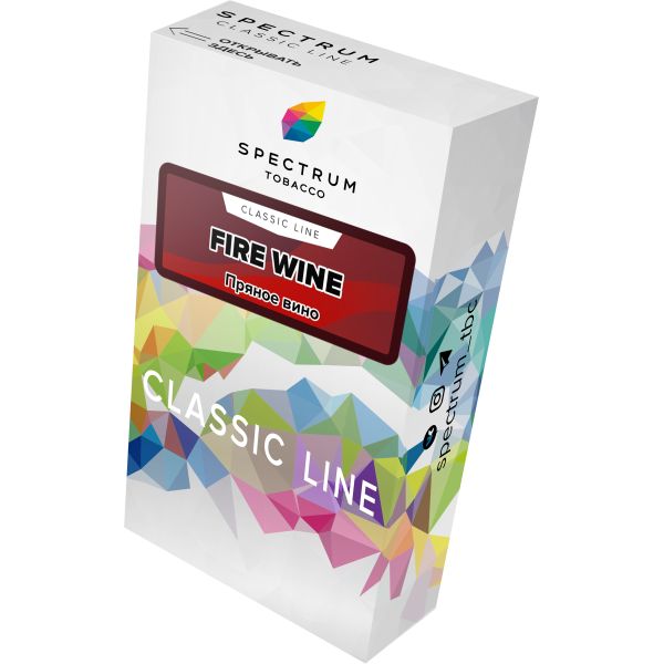 Табак Spectrum Classic fire wine 40 грамм в Калининграде