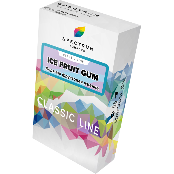 Табак Spectrum Classic ice fruit gum 40 грамм в Калининграде