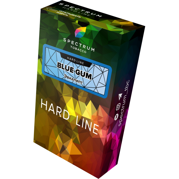 Табак Spectrum Hard blue gum 40 грамм в Калининграде
