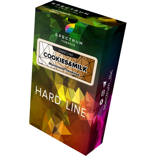 Табак Spectrum Hard cookies milk 40 грамм в Калининграде