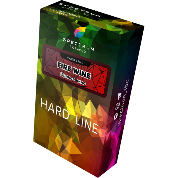 Табак Spectrum Hard fire wine 40 грамм в Калининграде