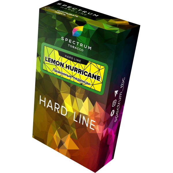 Табак Spectrum Hard lemon hurricane 40 грамм в Калининграде