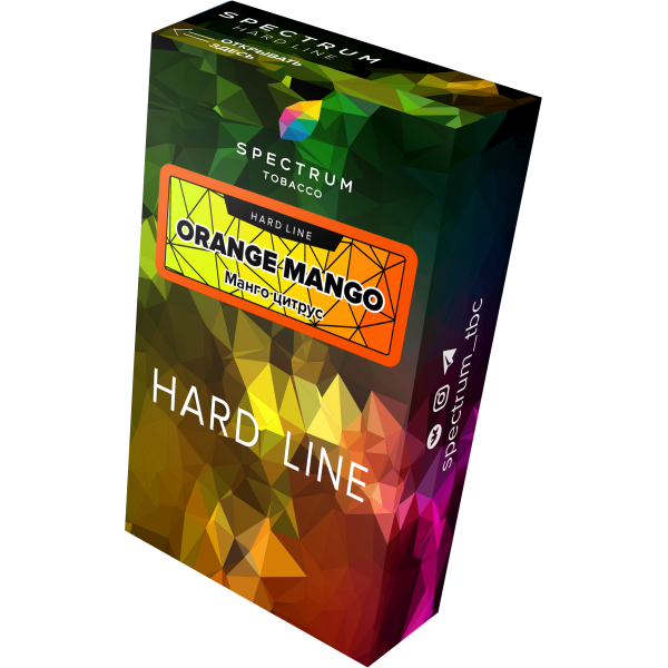 Табак Spectrum Hard orange mango 40 грамм в Калининграде