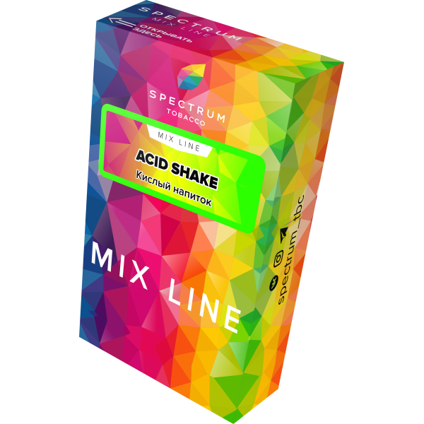 Табак Spectrum Mix Line Acid Shake 40 грамм в Калининграде