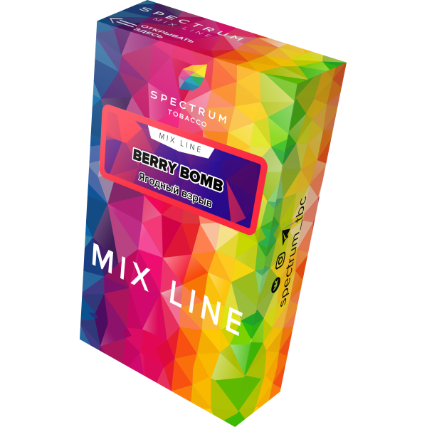 Табак Spectrum Mix Line Berry Bomb 40 грамм в Калининграде