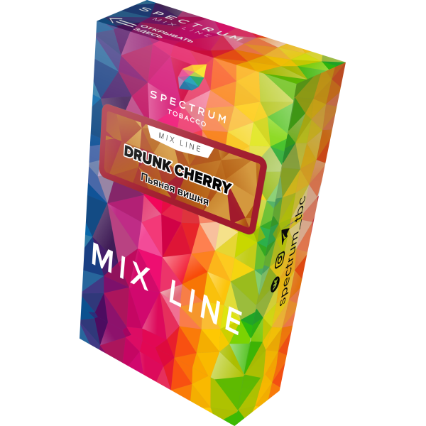 Табак Spectrum Mix Line Drunk Cherry 40 грамм в Калининграде