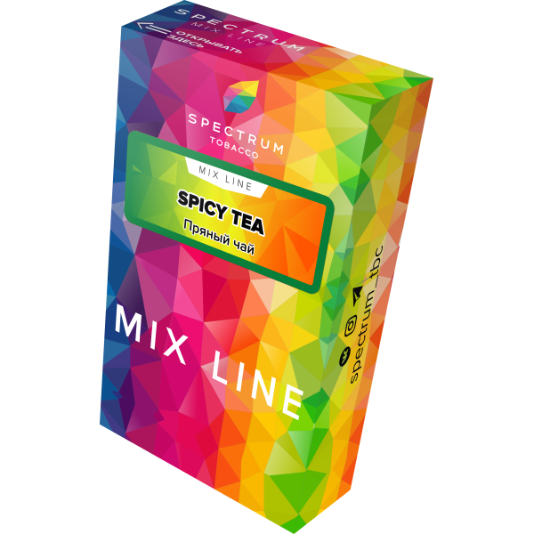 Табак Spectrum Mix Line Spicy Tea 40 грамм в Калининграде