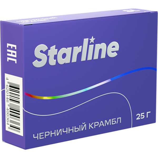 Табак Starline Черничный крамбл 25 гр в Калининграде