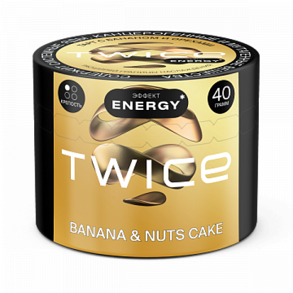 Табак TWICE Banana Nuts Cake (Пирог с бананом и орехами) 40 гр в Калининграде