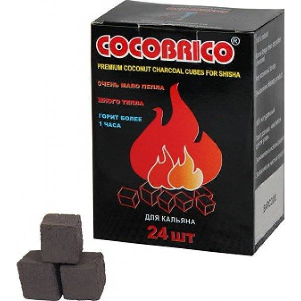 Уголь для кальяна CocoBrico 24 кубика в Калининграде