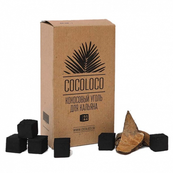 Кокосовый уголь Cocoloco 22мм в Калининграде