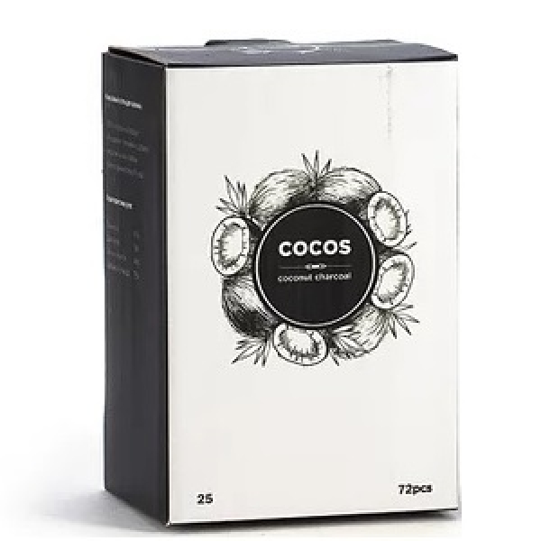 Кокосовый уголь Cocos 25мм для кальяна в Калининграде