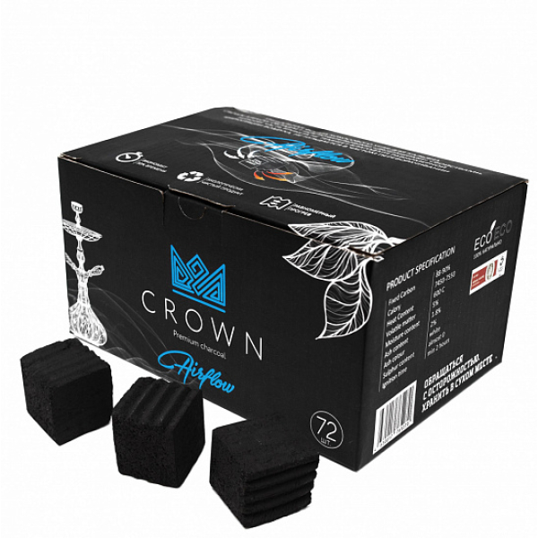 Кокосовый уголь Crown Air-Flow 25 мм в Калининграде