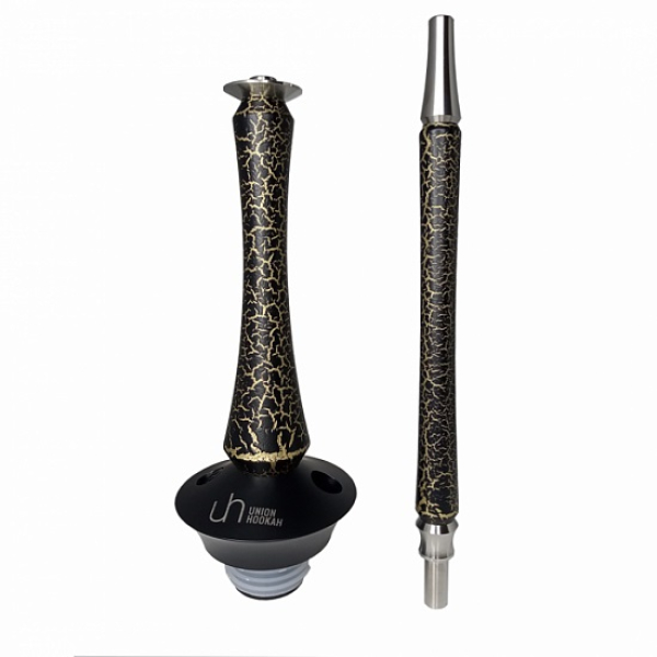 Кальян Union Hookah Sleek Кракле золотой в Калининграде