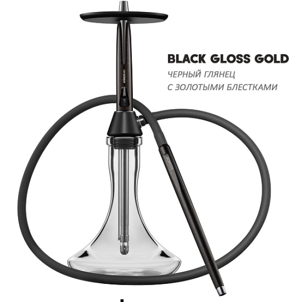 Кальян Koress K3 Black Gloss (Черный,Золотой, 48 см) в Калининграде