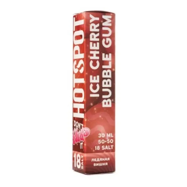 Жидкость HOTSPOT Chow Ice Cherry Bubble Gum 30 мл в Калининграде