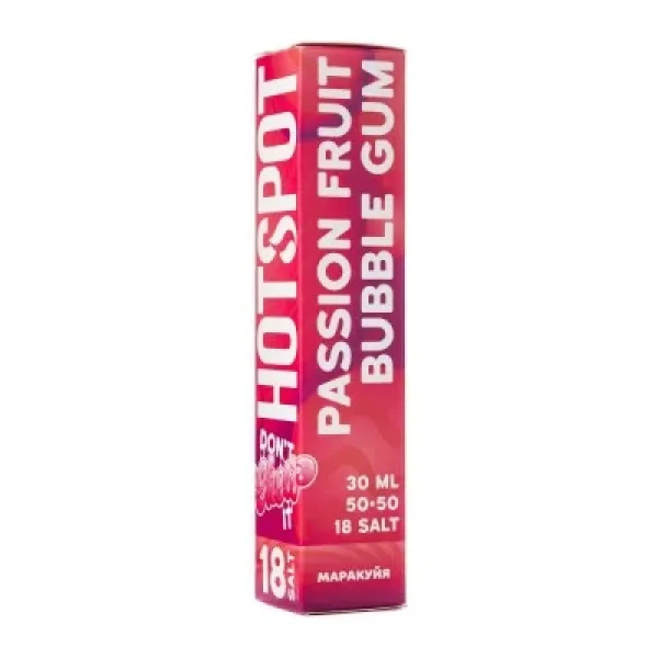 Жидкость HOTSPOT Chow Passion Fruit Bubble Gum 30 мл в Калининграде