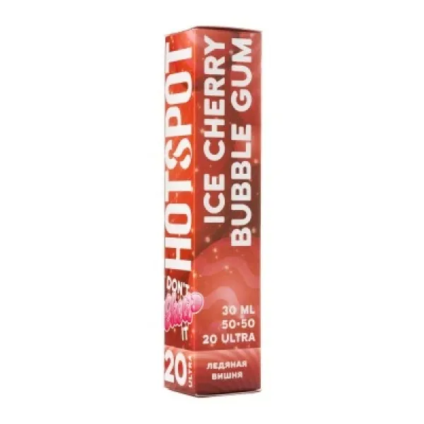 Жидкость HOTSPOT Chow Ultra Ice Cherry Bubble Gum 30 мл в Калининграде