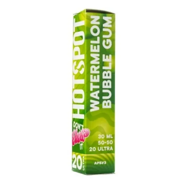 Жидкость HOTSPOT Chow Ultra Watermelon Bubble Gum 30 мл в Калининграде