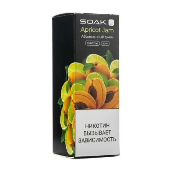 Жидкость SOAK L Apricot Jam 30 мл в Калининграде