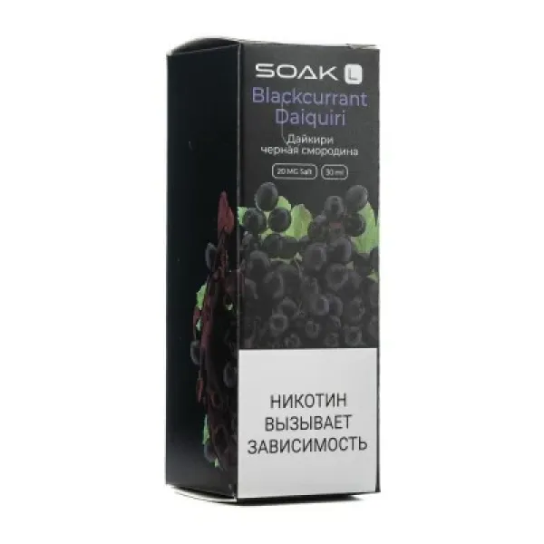 Жидкость SOAK L Blackcurrant Daiquiri 30 мл в Калининграде