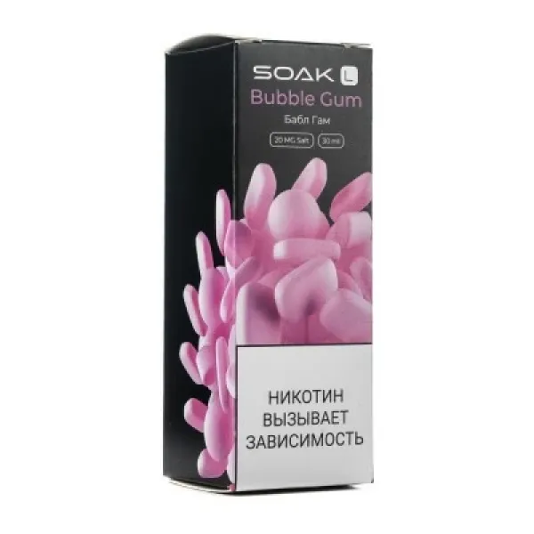 Жидкость SOAK L Bubble Gum 30 мл в Калининграде