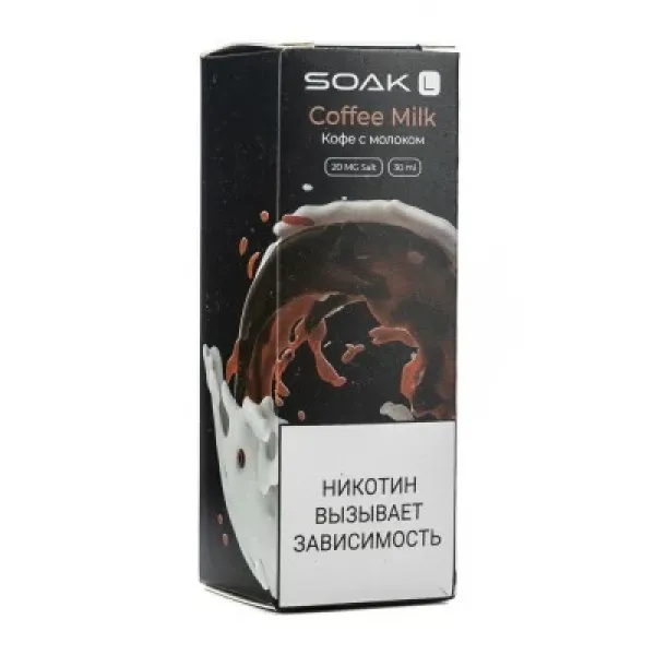 Жидкость SOAK L Coffe Milk 30 мл в Калининграде